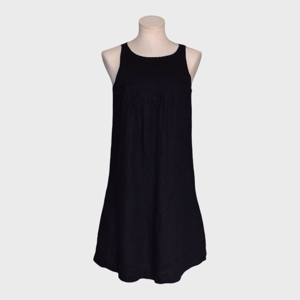 Vineyard Vines Linen Pintuck Swing Dress